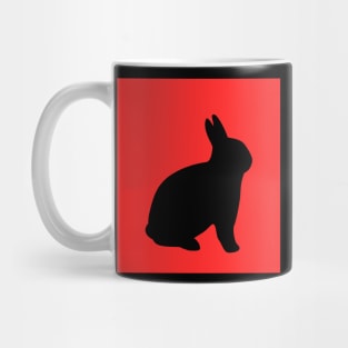 Rabbit in red Mug